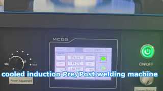 Индукционный нагреватель с воздушным охлаждением для машины до и после сварки