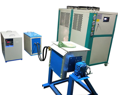 Хорошая цена Индукционная печь для золота средней частоты 10 кг онлайн