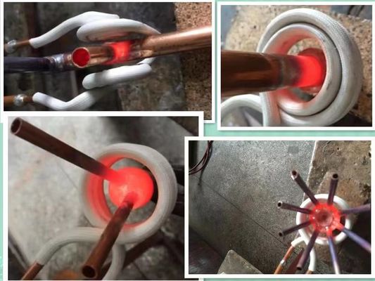 Хорошая цена Медная латунная индукционная паяльная машина 30-80 кГц высокочастотная индукционная нагревательная машина онлайн