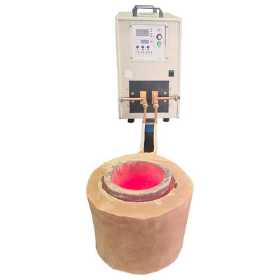 Высокоэффективная IGBT индукционная плавильная машина с печью 30 кг MF-60KW