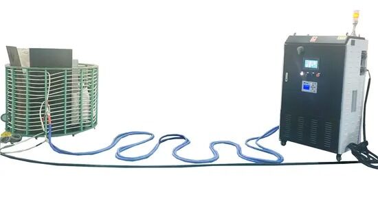 Индукционная нагревательная машина воздушного охлаждения мощностью 120 кВт для предварительного нагрева перед сваркой в промышленных условиях