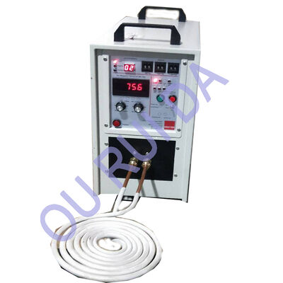 Хорошая цена Высокоэффективное индукционное нагревательное оборудование Hf-15kw для термообработки железа онлайн